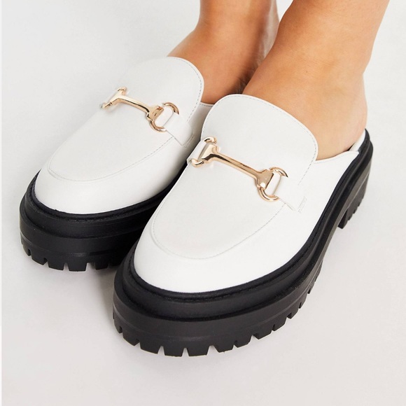 Raid Sadie Chunky Backless Loafers 